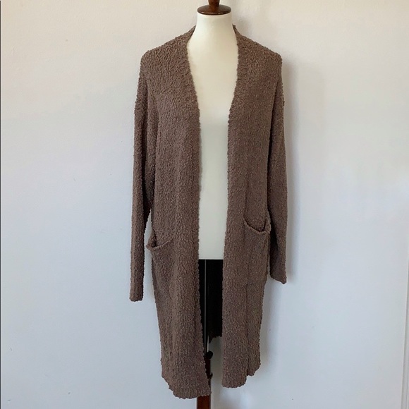 🆕 Soft Mocha Popcorn Cardigan with Pockets - Picture 5 of 7
